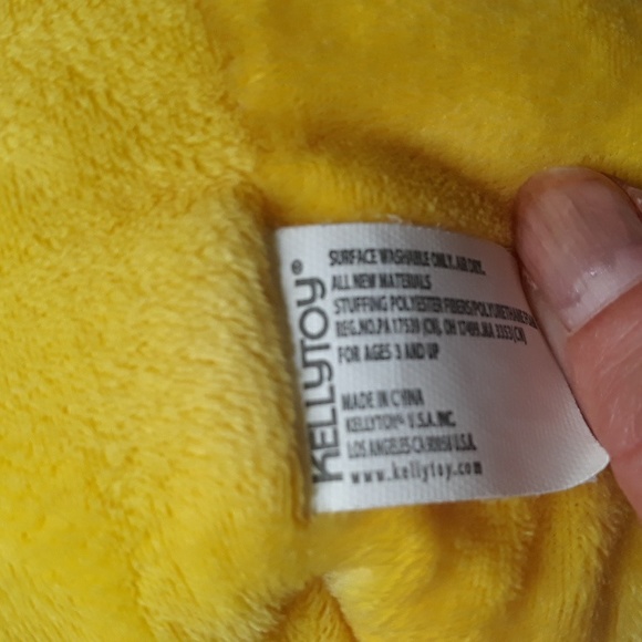 Cheesy Smile Emoji Stuffed Plushie - Picture 3 of 4